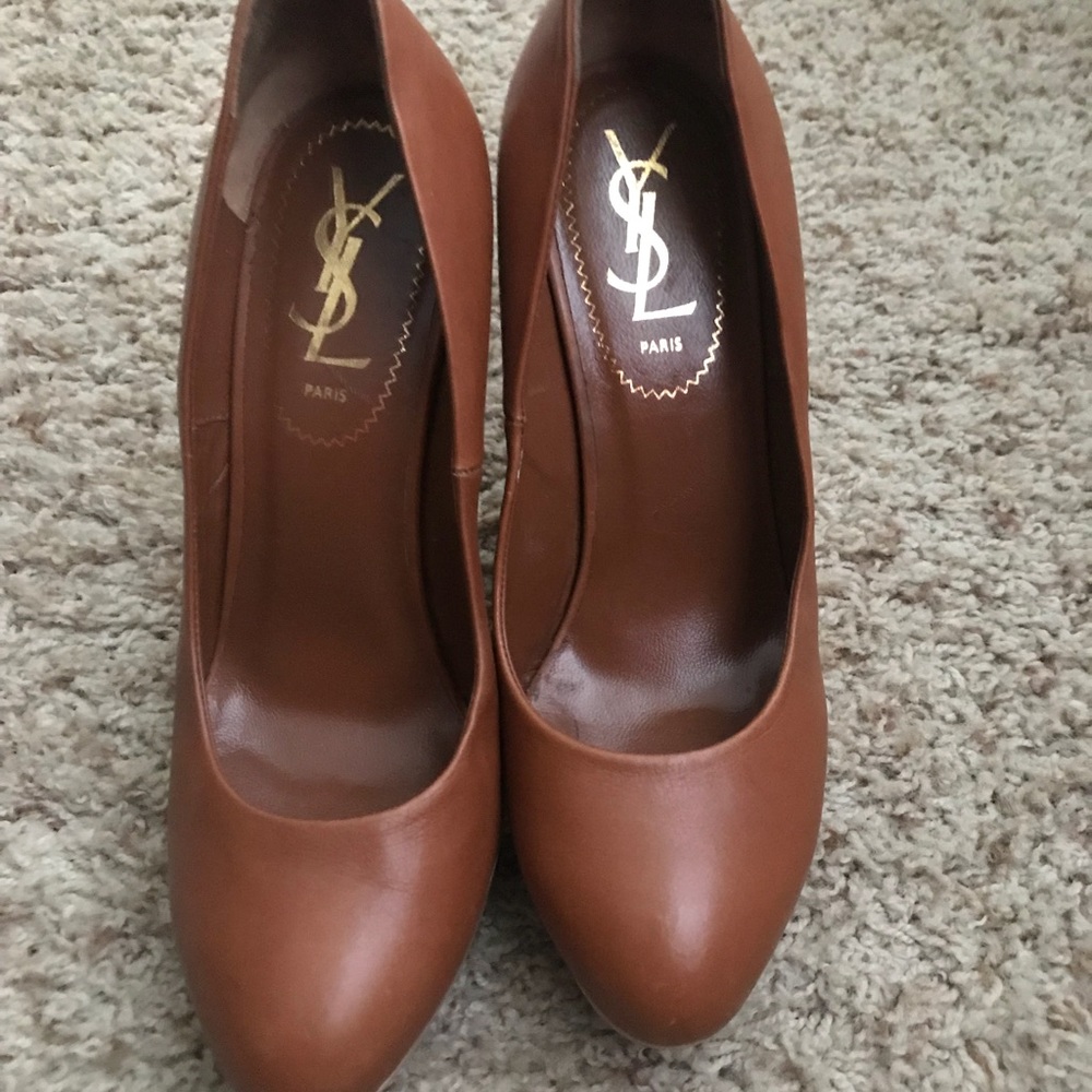 Brand new Authentic Yves Saint Laurent Wedge Heels